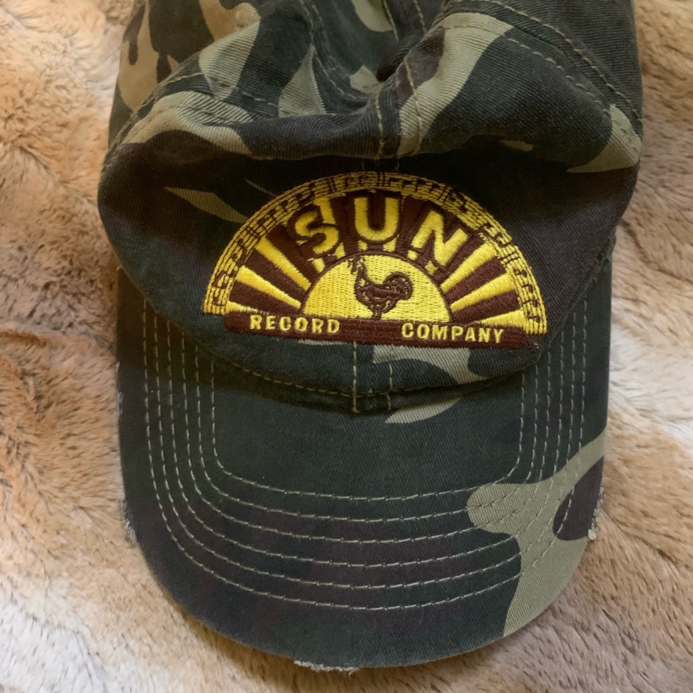 Sun Record Low-Profile Camo Baseball Hat, OS